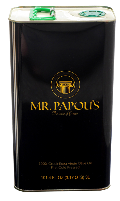 Mr. Papou's | Premium Greek Extra Virgin Olive Oil – First Cold Pressed Koroneiki Olives