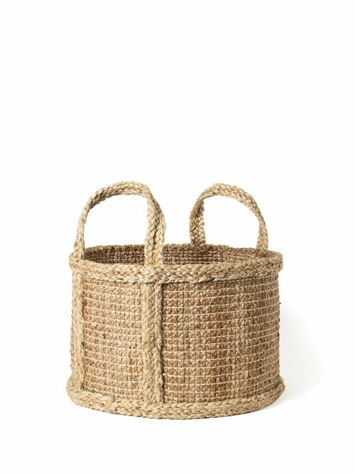 Bono Handwoven Jute Basket – Eco-Friendly Storage Basket by Fair Trade Artisans