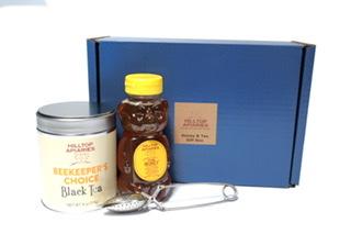 Honey & Tea Gift Box - Wildflower Honey & Assam Black Tea Set