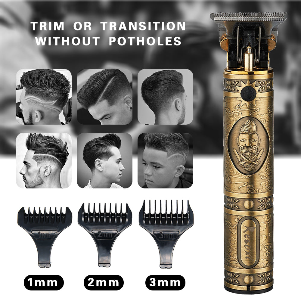 Professional Hair Clippers for Men – Trimmer & Grooming Set with LED Display.