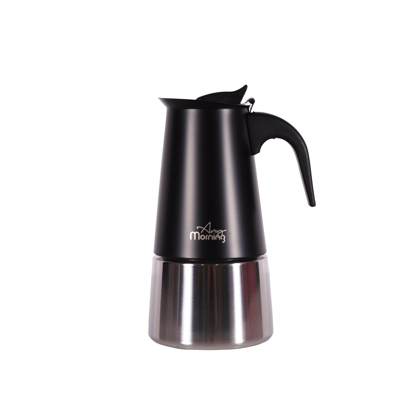 Any Morning Stovetop Espresso Coffee Maker Stainless Steel Induction