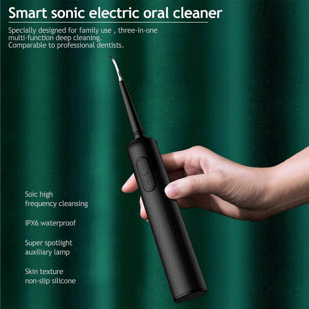 TrioClean Pro – 3-in-1 Ultrasonic Dental Care Set - Dental Scaler Replaceable Ultrasonic Tooth Calculus Remover.