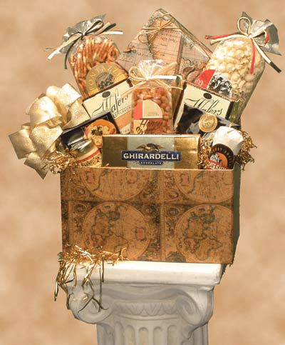 Classic Globe Gift Box – Gourmet Food Gift with Old-World Charm