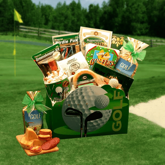 Golf Delights Gift Box – Gourmet Snacks & Golf Accessories