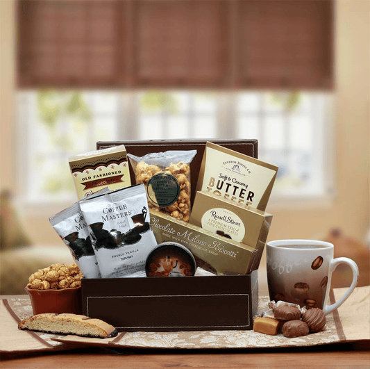 Coffee Break Gift Box - Premium Coffee & Gourmet Treats for Coffee Lovers