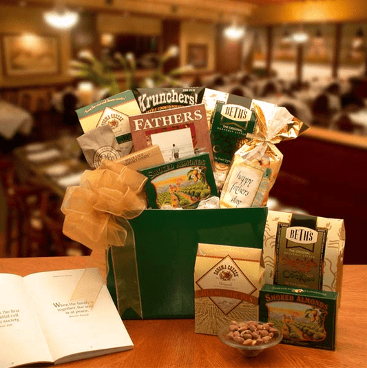 Father Knows Best Father's Day Gift Box - Thoughtful Gift of Snacks & Inspiration for Dad