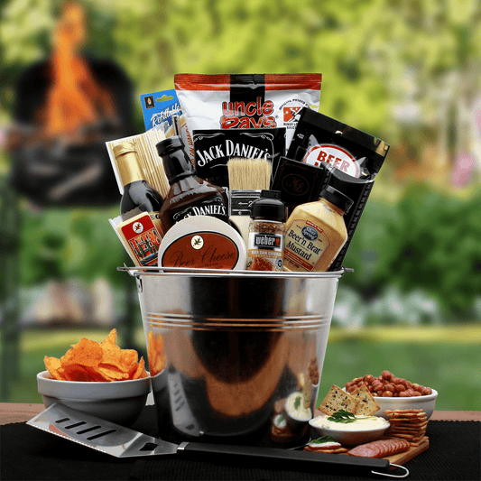 BBQ Lovers Gift Bucket – Ultimate Barbecue Gift for Grill Masters