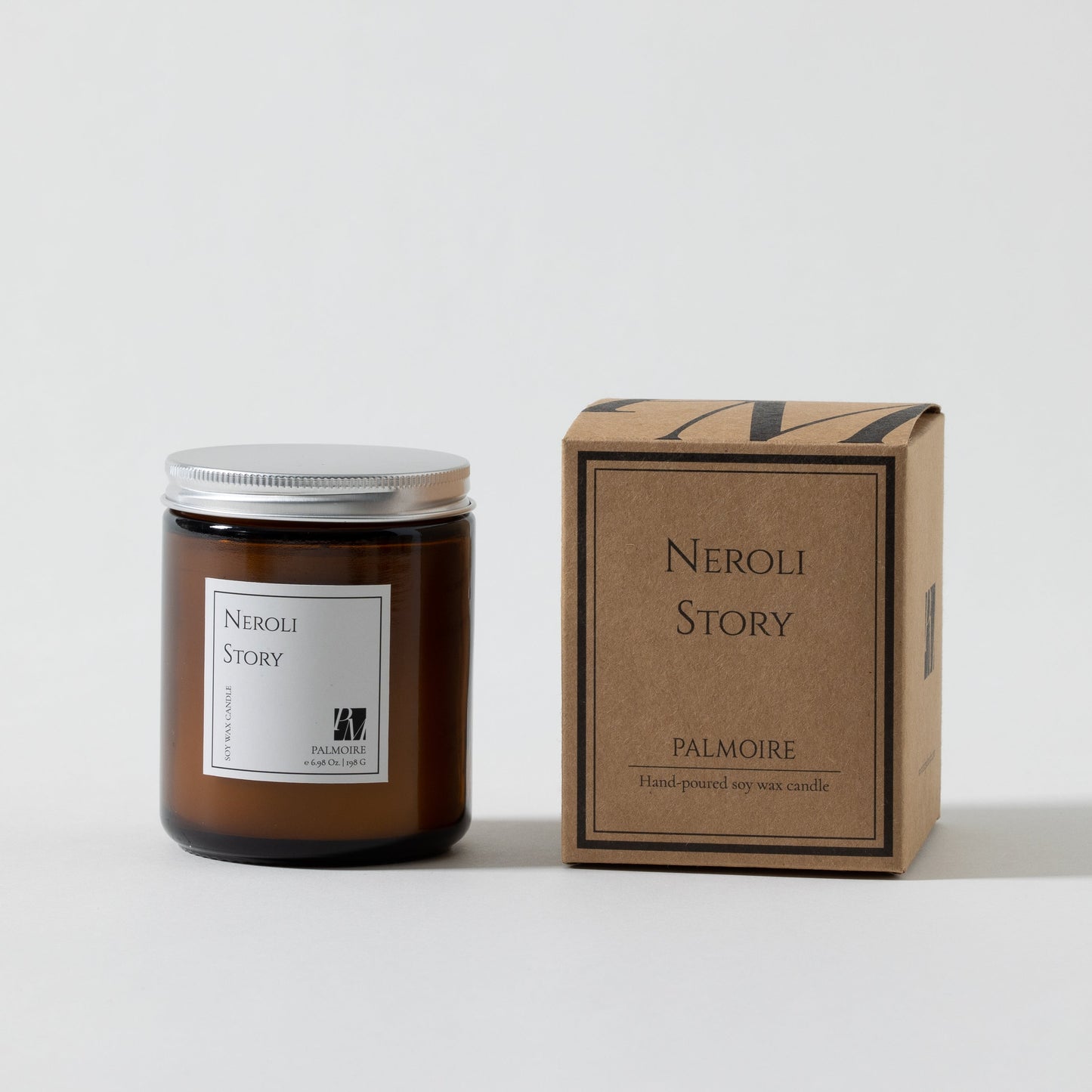 Neroli Story Soy Wax Candle - Invigorating Citrus & Floral Aroma