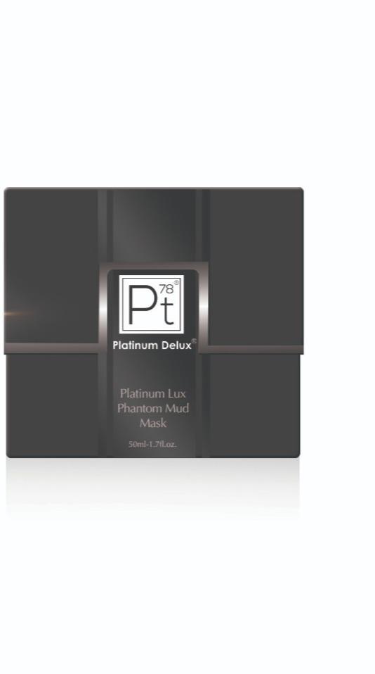 Platinum Lux Phantom Mud Mask – Age-Defying Detox Mask with DMAE & Colloidal Platinum.