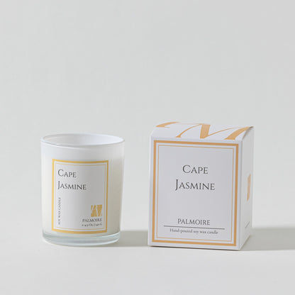 Cape Jasmine Soy Wax Candle – Floral Bliss.