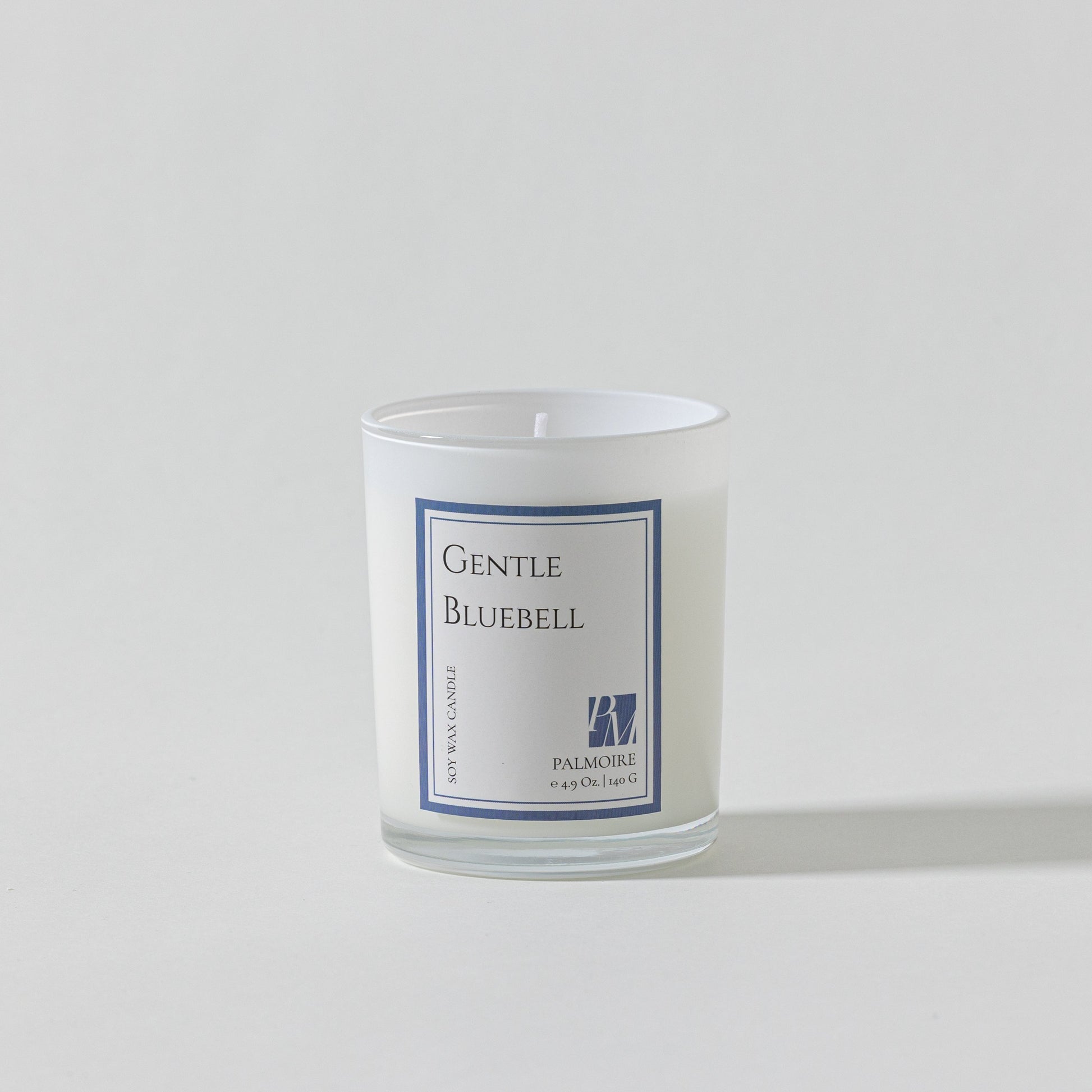 Gentle Bluebell Soy Wax Candle – Soft Florals with Peach & Persimmon.