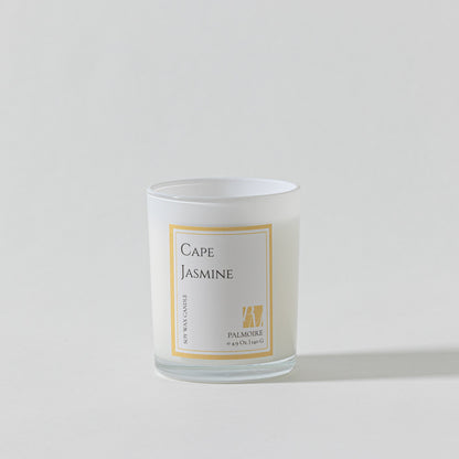 Cape Jasmine Soy Wax Candle – Floral Bliss.