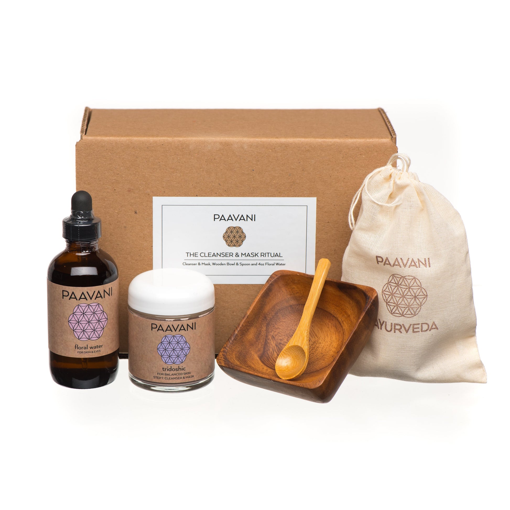 The Cleanser & Mask Ritual – Ayurvedic Skin Cleansing Set.