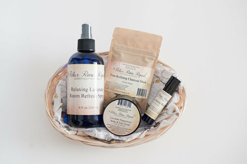 Pampered Gift Basket – All-Natural Self-Care Essentials