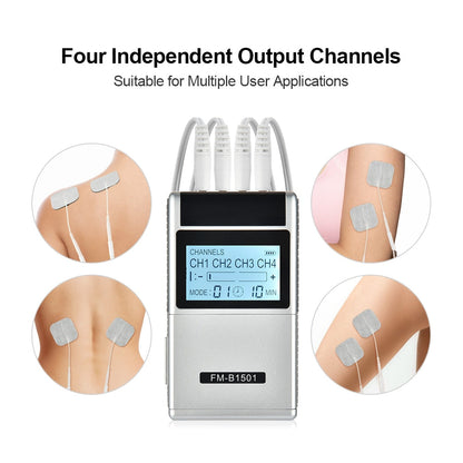 ReliefPulse Pro: 15-Mode EMS Muscle & Acupuncture Massager.