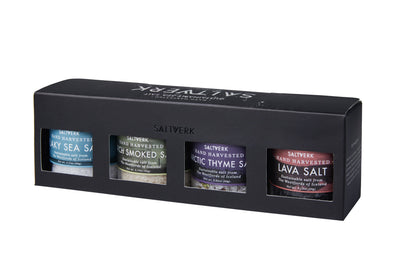 Gourmet Salt Gift Box – Pure, Birch, Arctic & Lava Salt Collection