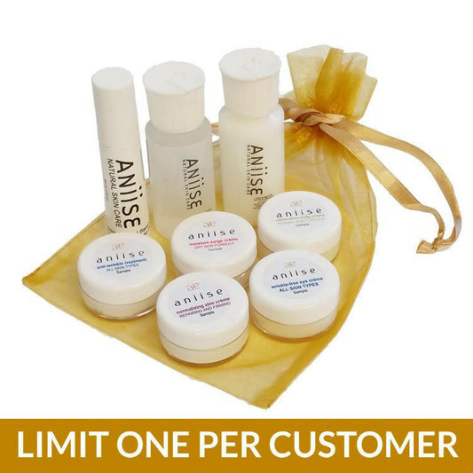 Aniise Skincare Essentials Sample Pack – Try 8 Signature Skin-Boosting Formulas.