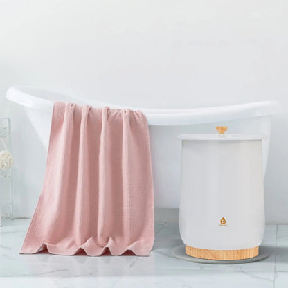 Pursonic TW500 Bucket-Style Towel and Blanket Warmer with Fragrance Insert.