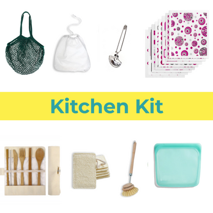 Kiwi Eco Box | Zero-Waste Kitchen Kit - Sustainable Plastic-Free Essentials