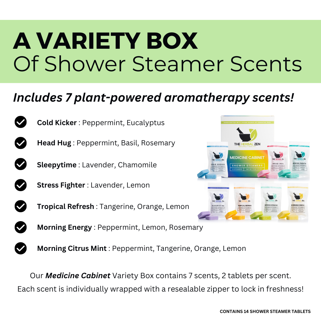 Ultimate Shower Steamer Variety Box – 7 Best-Selling Aromatherapy Blends| Handmade in USA