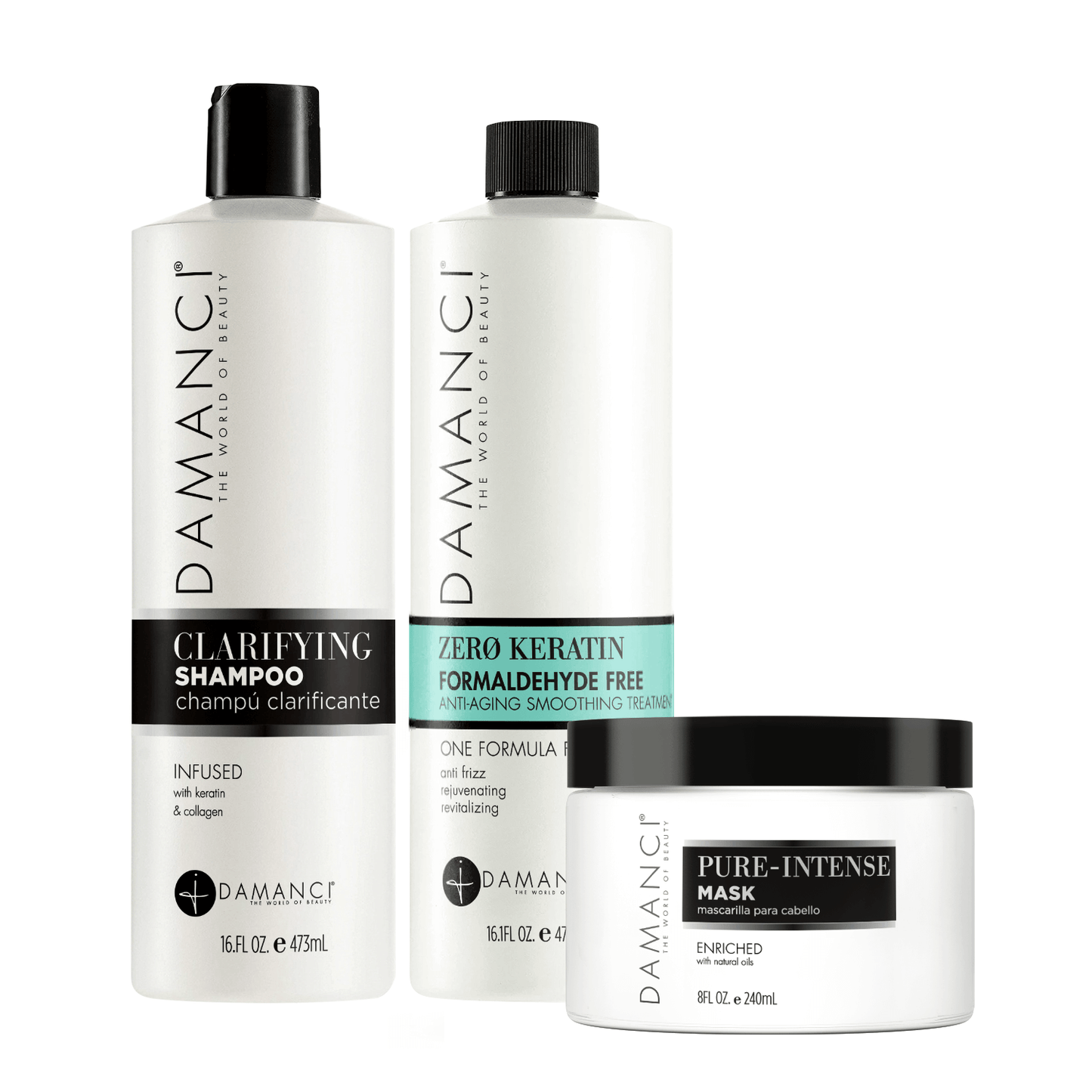 Zerø Keratin Revival Kit – Anti-Frizz Hair Renewal, Formaldehyde-Free.