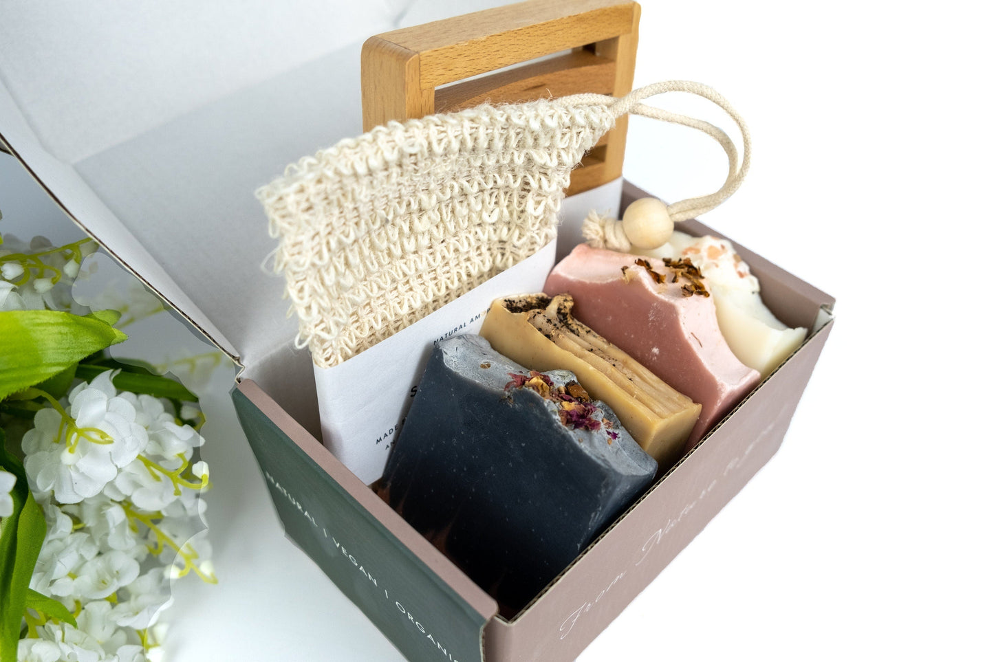 Simple Care Package Gift Box | Customizable Self-Care Soap Set