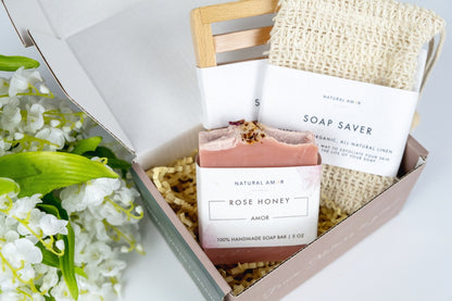 Simple Care Package Gift Box | Customizable Self-Care Soap Set