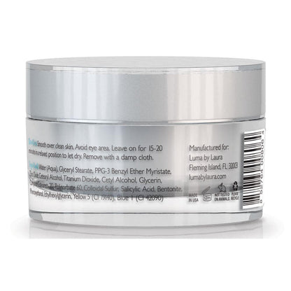 Anti-Blemish Facial Mask with Zinc, Sulfur, Salicylic & Bentonite Clay.