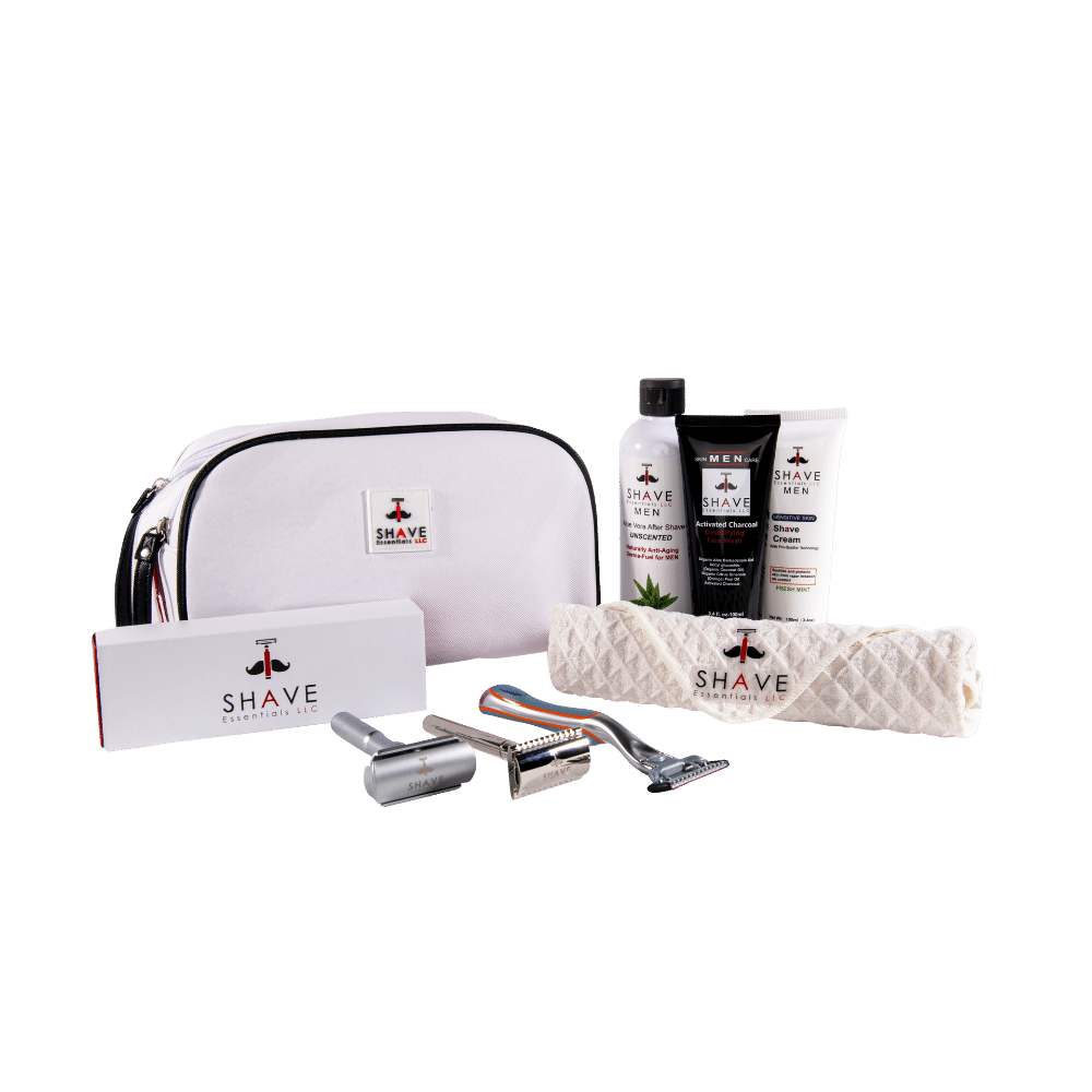 Shave Essentials Grooming Kit | Complete Men’s Shaving & Grooming Set